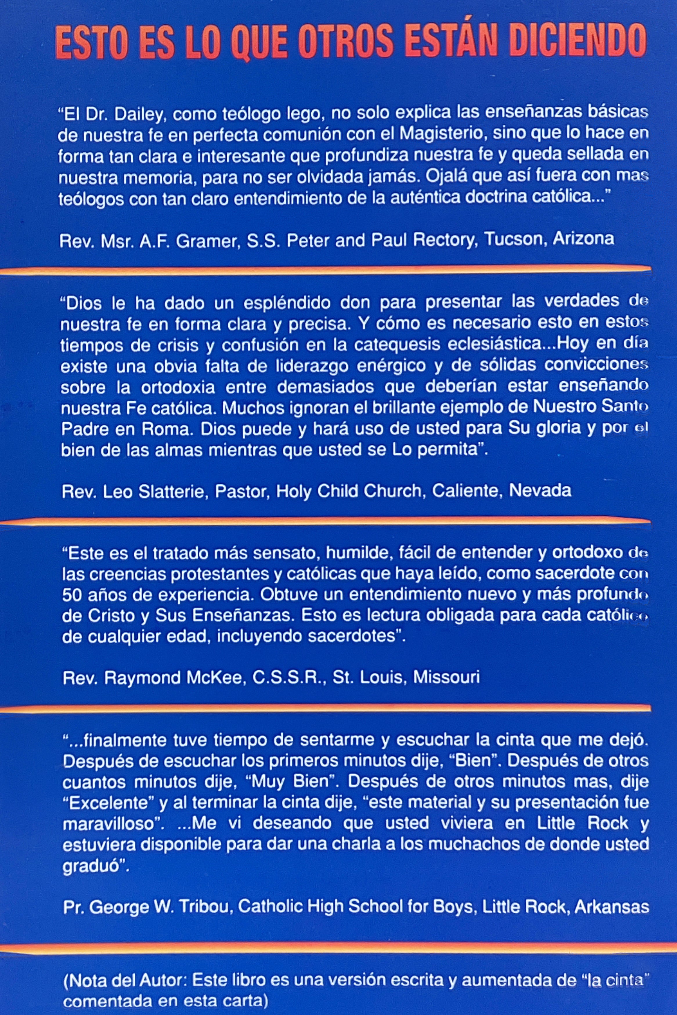 La Iglesia Católica: Cómo es Igual y Cómo es Diferente de Otras Iglesias Cristianas